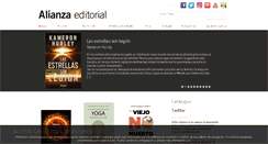 Desktop Screenshot of alianzaeditorial.es